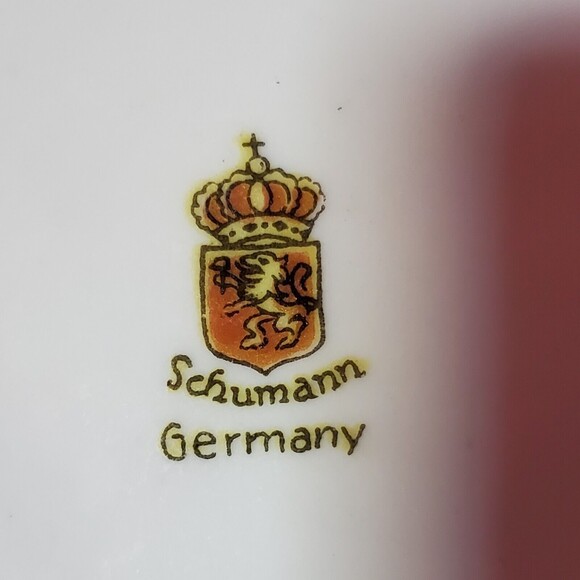 Schumann Lidded Bowl Dresden Flowers Trinket Box Vintage - Picture 10 of 10